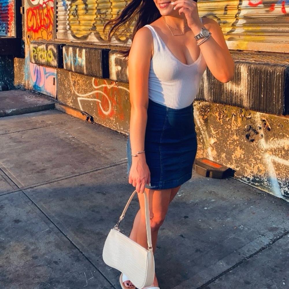 Free People Denim Skirt